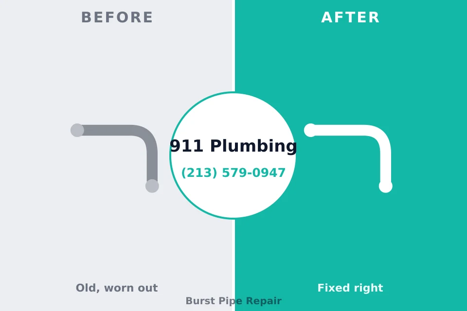 Before and after: plumbing company Springfield, IL